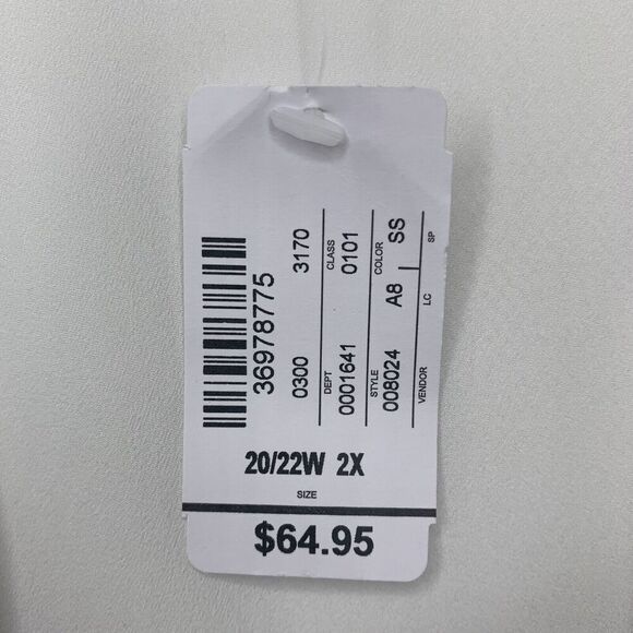 Christopher & Banks Full Zip Lightweight Jacket Womens Plus 20 22W 2X NWT $65 - Picture 5 of 9